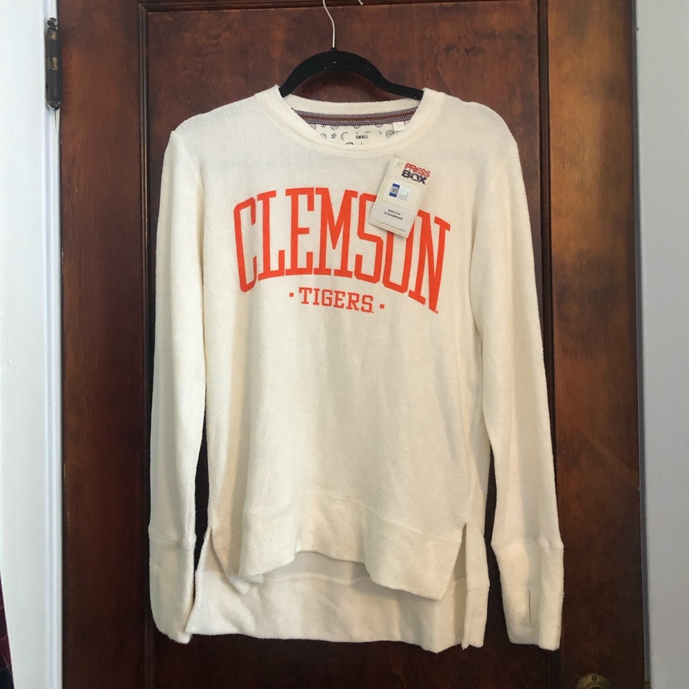 Fuzzy Clemson Long Sleeve Shirt